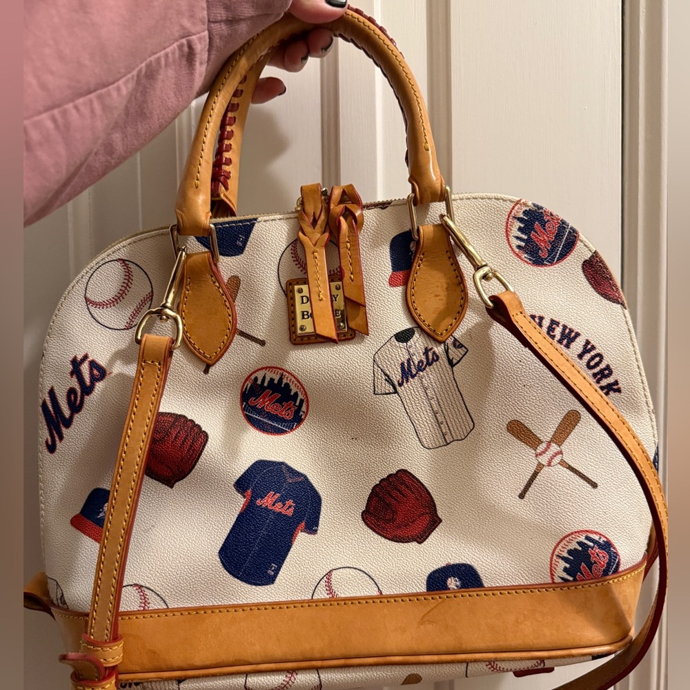 Dooney & Bourke New York Mets Game Day Zip Zip Satchel